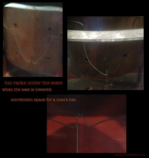 Preston Bradley Center hat racks