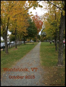 picture of the Woodstock VT green where a vampire may or may not be burried
